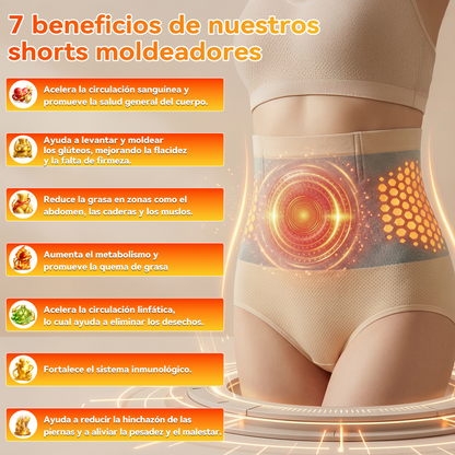Tienda oficia|👩‍⚕️𝑷𝑨𝑼𝑹𝑨𝑱𝑼® MORINGA Y BERBERINA 4 EN 1 PANTALON CORTO  MOLDEADOR DE MICROPARTICULAS Y QUEMA-GRASA💋